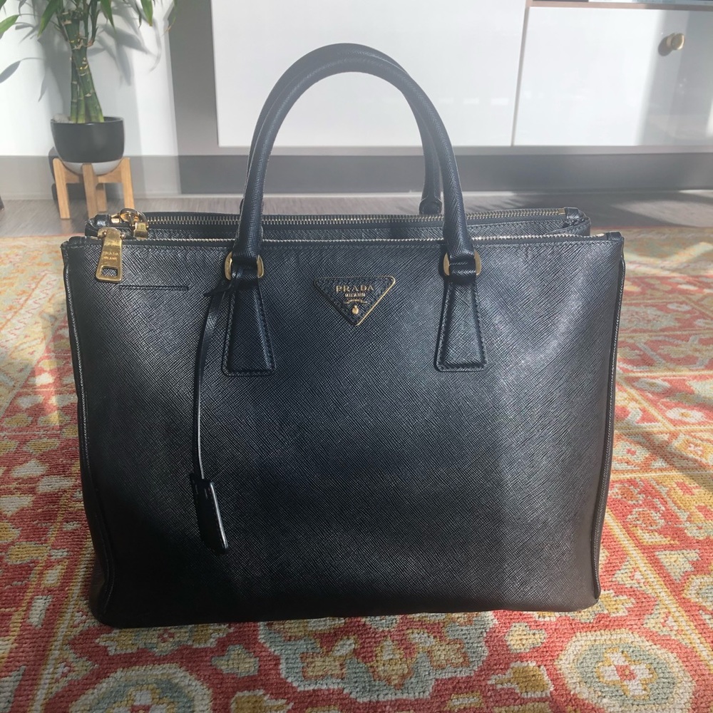 Prada Saffiano Lux Large Tote - Authentic